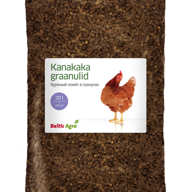Kanakaka graanulid 20 l Baltic Agro