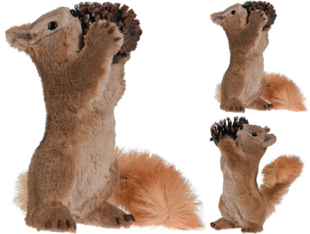  Orav käbiga pruun 30cm erinevad 1tk 