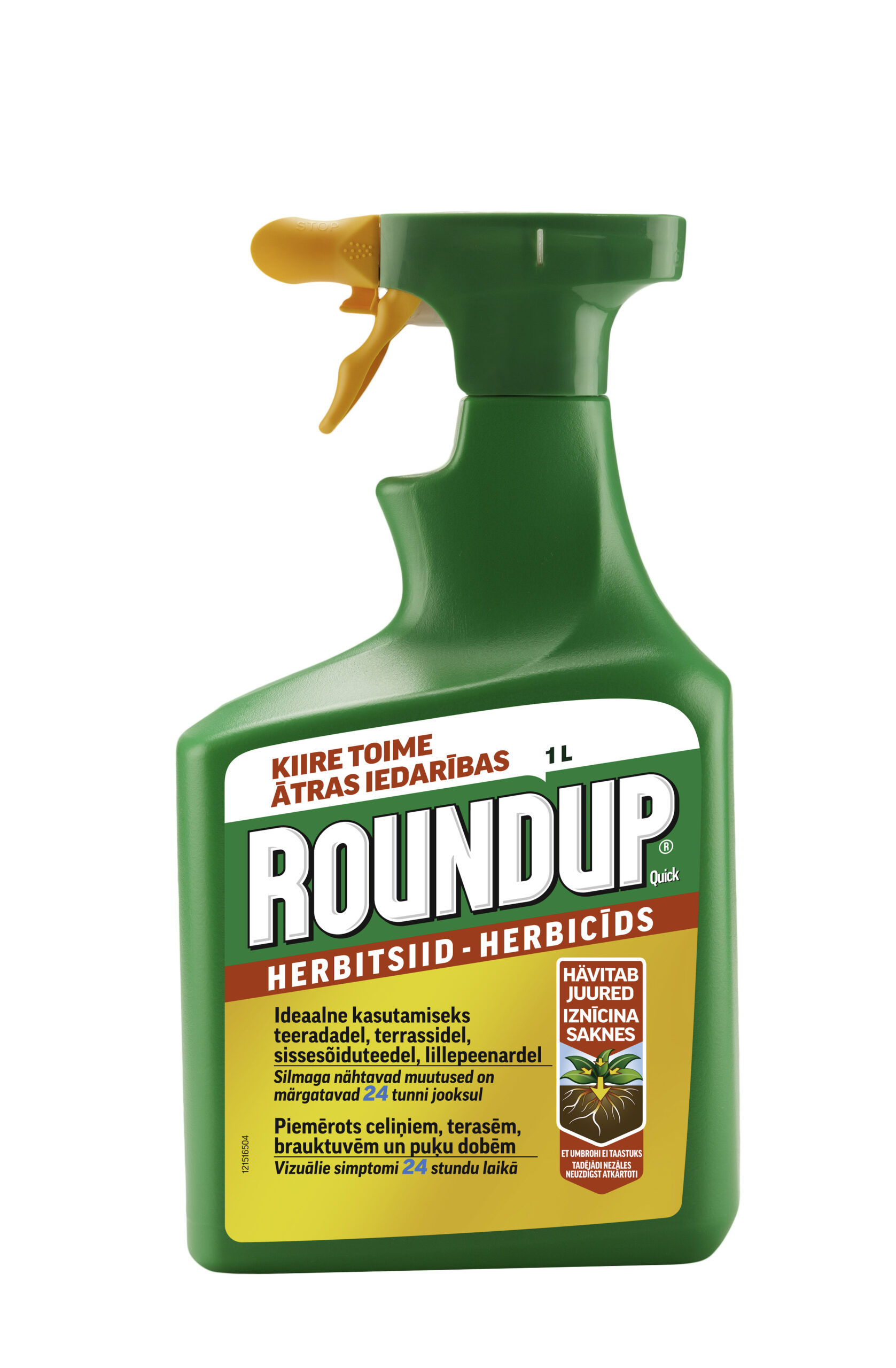  Roundup Quick 1l kasutusvalmis lahus pihustiga pudelis 