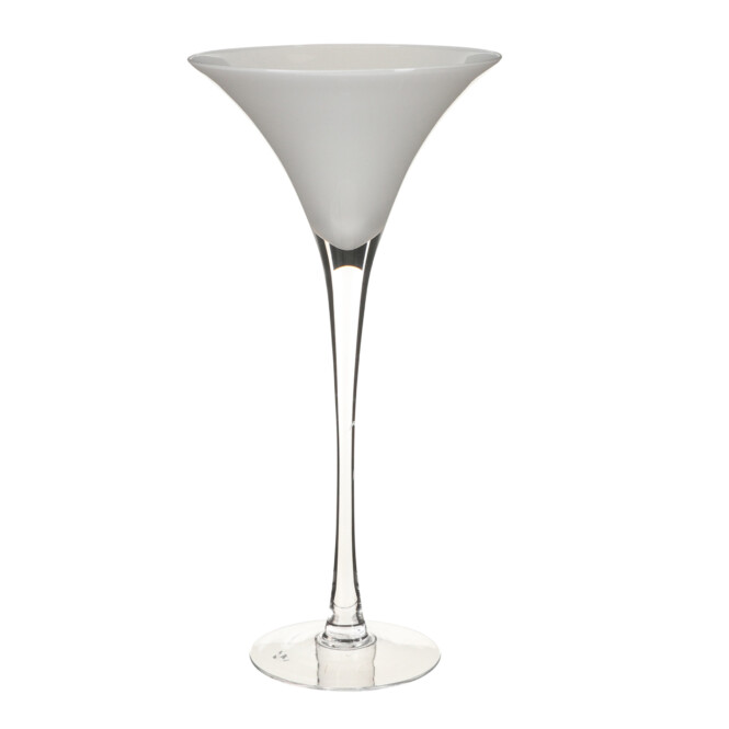  Vaas Martini klaasjalal h90 d35cm valge 