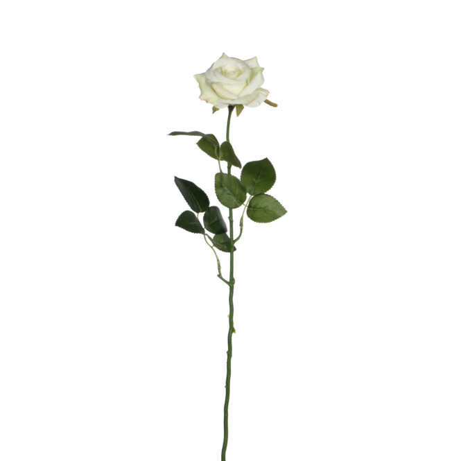  Kunstlill roos 66cm valge 