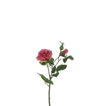  Kunstlill roos fuksiaroosa 58cm 