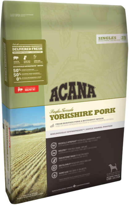  Koeratoit Acana Dog Yorkshire Pork 11.4kg 