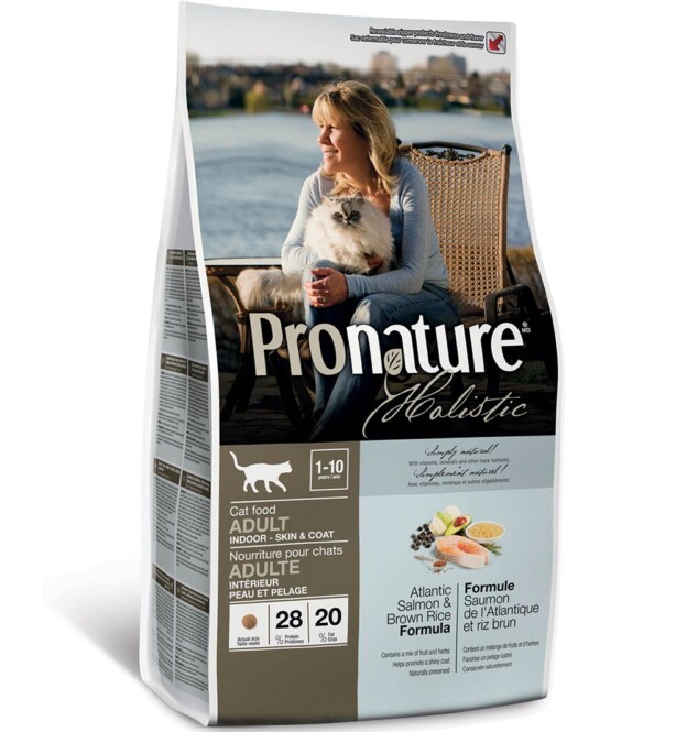  Kassitoit Pronature Holistic täiskasvanud kassidele, Atlandi lõhe ja pruuni riisiga 2,72kg 