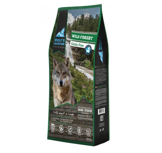  Koeratoit Wolf’s Mountain Wild Forest 12,5kg 