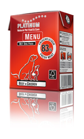  Koeratoit Platinum Menu Beef+Chicken 375g 