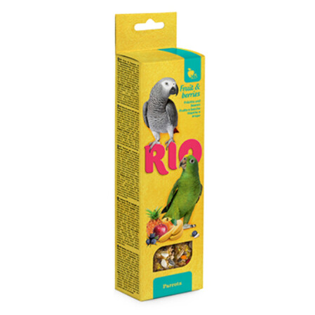  Linnutoit Rio maius Sticks papagoile puuviljad & marjad 150g 
