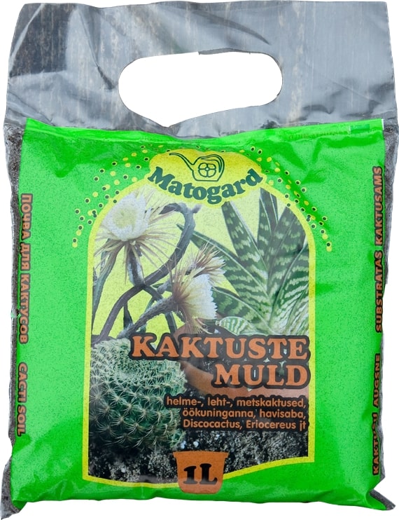  Kaktuste muld Matogard 1l (pH 4,6-5,5) punane 