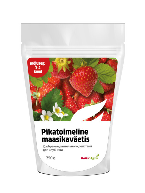  Maasikaväetis pikatoimeline 3-4 kuud 750 g Baltic Agro 