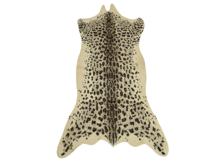  Vaip kunstkarusnahk 80x160cm leopardimustriga 