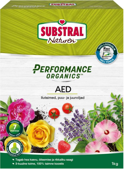Aiaväetis Performance Organics™ Substral Naturen 1kg