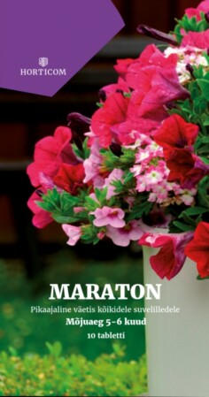  Maraton väetisetabletid suvelilledele Horticom 10tk 