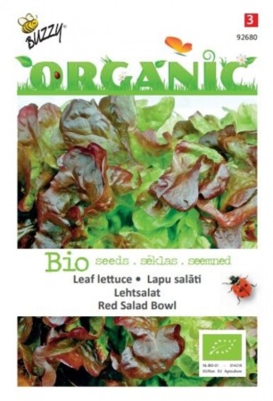  Buzzy® Organic Lehtsalat Red Salad Bowl (BIO) 