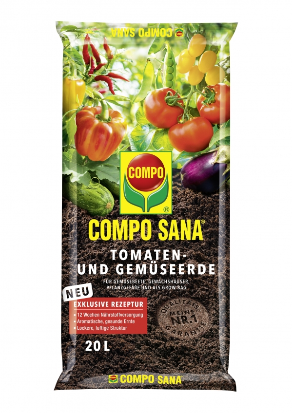 Tomati- ja köögiviljamuld Compo 20L