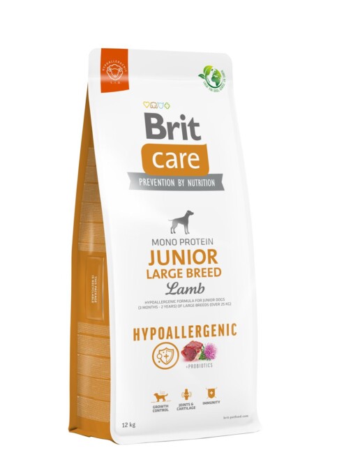  Koeratoit Brit Care HP Junior LB lammas/riis 12kg 