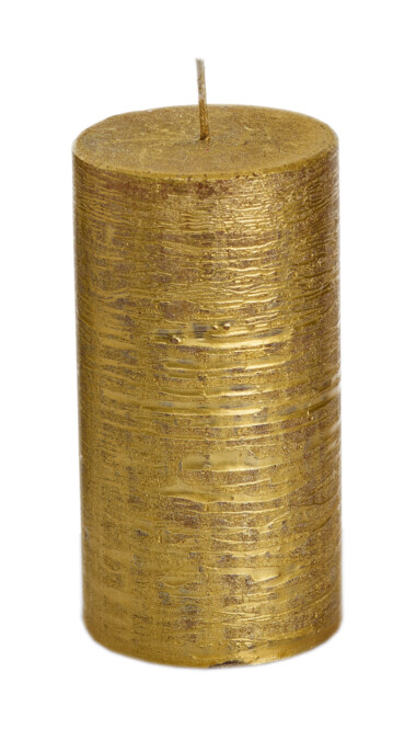  Õueküünal Rustik kuldne d7x 13cm 60h 