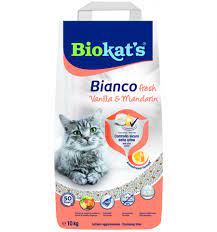 Kassiliiv Biokat's Bianco fresh vanilje- ja mandariinilõhnaline 10kg