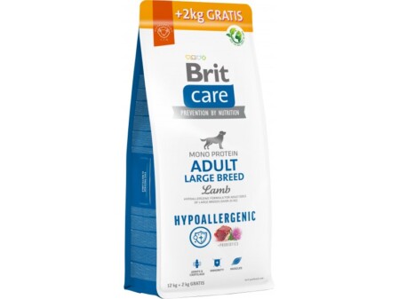  Koeratoit Brit Care HP Adult LB lammas/riis 12+2kg 