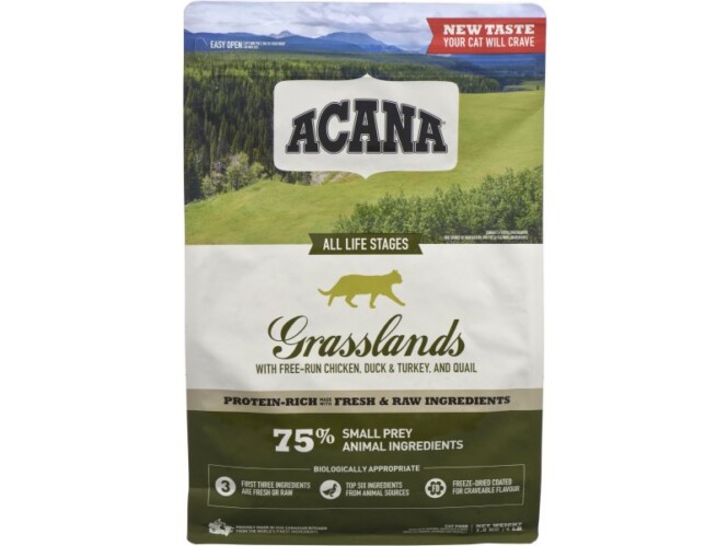  Kassitoit Acana Grasslands täissööt kana/part 1,8kg 