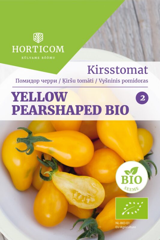 Kirsstomat 'Yellow Pearshaped' BIO 30s
