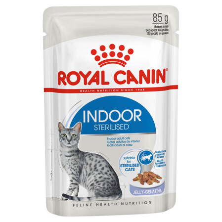  Kassikonserv Royal Canin Indoor Sterilized želee 85g 