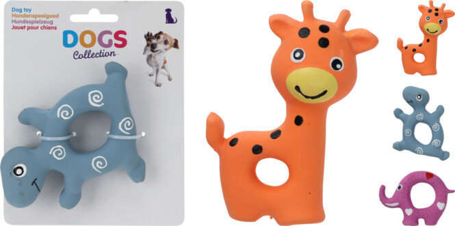 Koera mänguasi loomakujuline 11,5x1,9x8,2cm