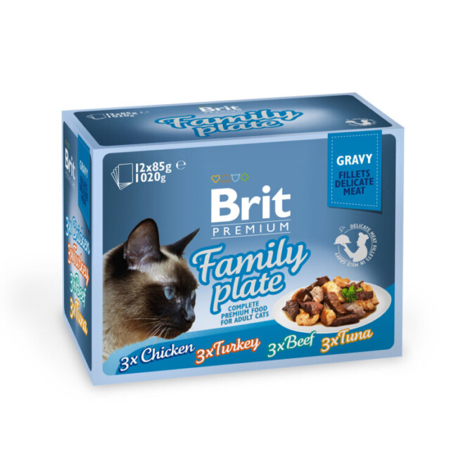 Brit Premium Delicate Gravy Family12x85g