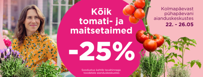 Tomati- ja maitsetaimed -25%
