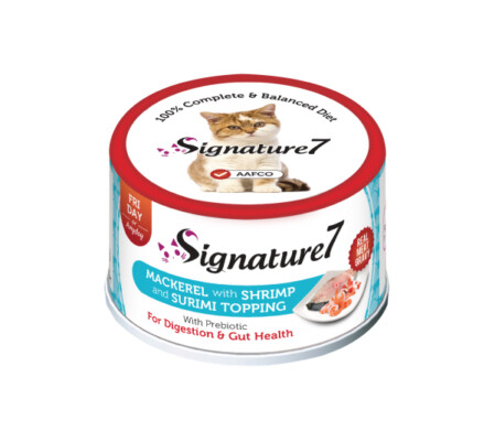  Signature7 konserv makrell, krevett ja surimi kastmes 70g 