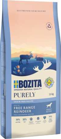  Bozita Dog Purely GF Adult Reindeer 11kg 