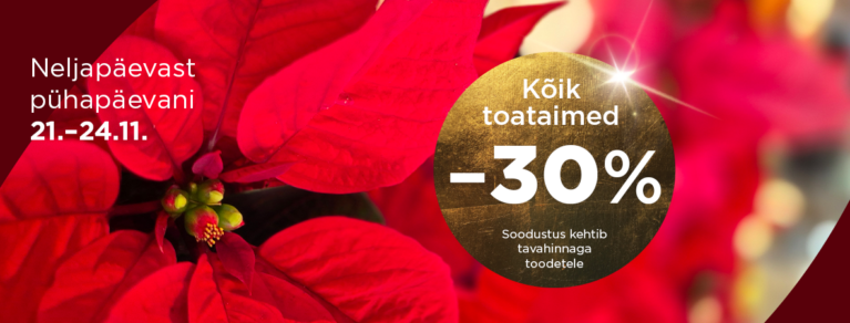 Toataimed - 30% november